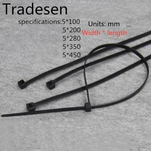 10pcs/bag Nylon tie with plastic tie with self-locking tie with anti-ultraviolet tie with black tie with ozone resistance