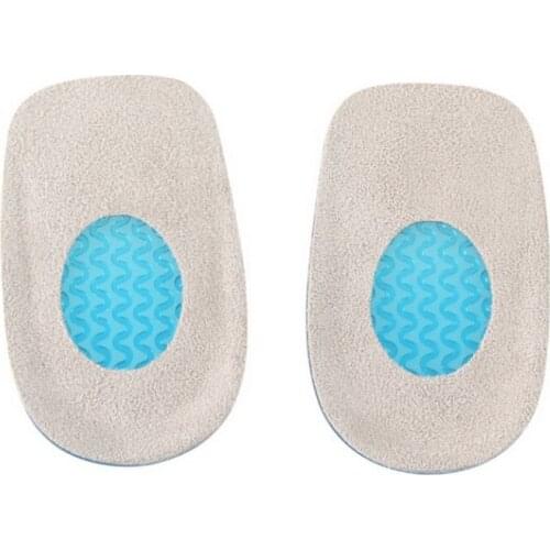 100pair Silicone Gel feet Cushion Foot Heel Elastic Care Half Insole Shoe Pad With Cloth Anti-fatigue tools DHL