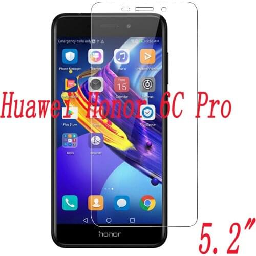 2PCS Tempered Glass 9H Explosion-proof Protective Film Screen Protector mobile phone for Huawei Honor 6C Pro 5.2"