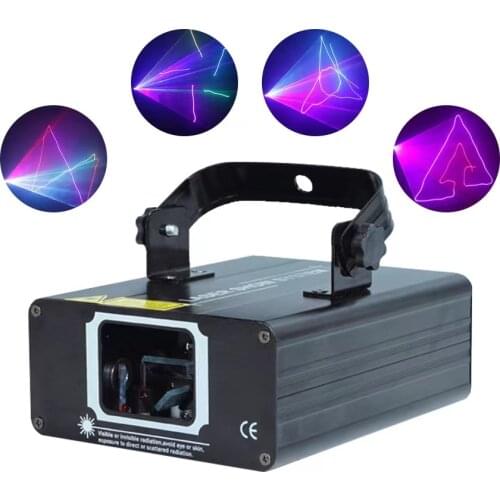 500mW RGB Color DMX Beam Stroboscope Lights Stage Scan Laser Music Light effect Projector Disco DJ Home Party Scanner Lighting