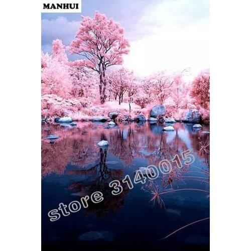 5D diamond painting cross stitch 3d diamond embroidery kits diamond mosaic landscape Picture rhinestones embroidery gift BCD241