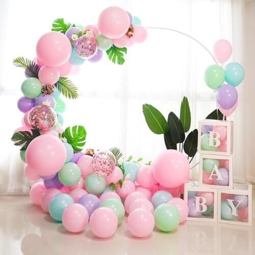 98cm Round Arch Balloon Ring Stand Balloons Hoop Wreath Wedding Decorations Birthday Party Supplies Baby Shower Garland
