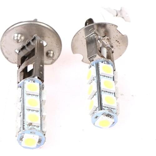 H3 PK22S 5050 Chips White 13SMD Headlight Brightness LED Bulb Car Fog Lamp 6500K