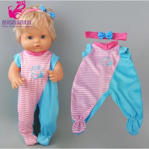 16 inch babydoll clothes jumpsuit for 40 cm Nenuco Ropa y su Hermanita toys wear