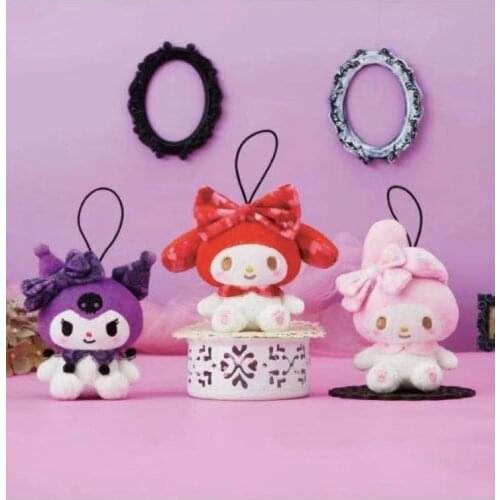 Cute pink 12cm Melodl Plush Toys Stuffed Animal Soft Doll Kids Birthday Gift Cartoon Anime