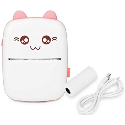 Mini Printer, Pocket Printer, Wireless Bluetooth Mobile Printer, Thermal Printer for Picture Photo Label Memo