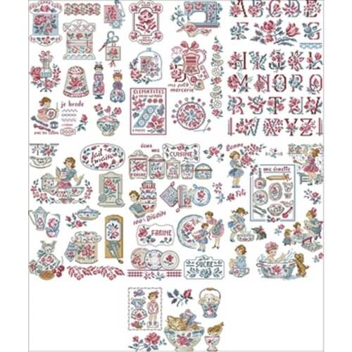 Woman great story patterns counted 11CT 14CT 18CT Cross Stitch Sets DIY Chinese Cross-stitch Kits Embroidery Needlework