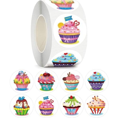 Cakes Thank You Stickers 3.8cm 500pcs Thank You Seal Stickers for Business and Boutique Packages Envelope Seals Birthday Party