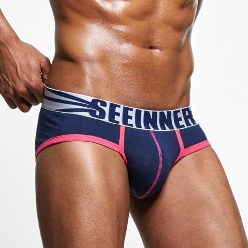 New mens cotton briefs sexy Underwear Fashion underpants Cotton Breathable healthy Panties shorts