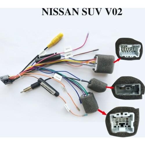 New Hot Special ARKRIGHT Wiring Harness Cable For NISSAN SUV Radio Head Unit Adaptor