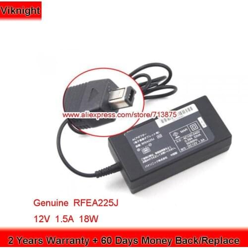 Genuine RFEA225J 12V 1.5A AC Adapter for Panasonic V2440 FZ-A1 Tablet Power Supply