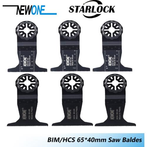 NEWONE HCS/BIM 65mm Starlock Saw Blades fit Multi-function Oscillating Tools, for cutting wood, metal,plastic ,Remove the nails