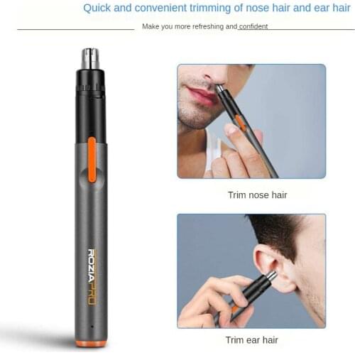 Professional Painless Trimmer for nose Portable rotating usb charging Nose and ear trimmer Eyebrow trimmer Rechargable Clipper