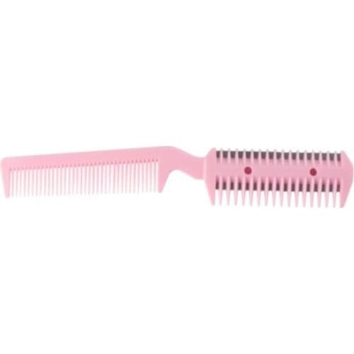Pet Hair Trimmer Comb 2 Razor Rakes Cutting Grooming Clean Tool For Dog Cat Haircut Combing Haircut Hair Thinning