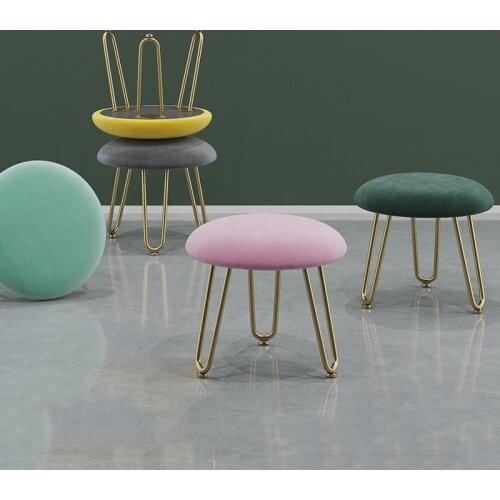 Sillas Comedor Round Household Small Sit Piers Nordic Bench Shoe Stool Light Luxury Living Room Table Low Dining Chair Мебель