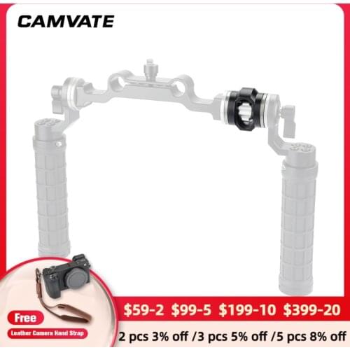 CAMVATE Standard Double ARRI Rosette Extension Mount With M6 Male & Female Thread For ARRI Rosette mount with central M6 thread