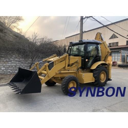 SYNBON 2020 New Backhoe loader SY747 backhoe tractor , Agricultural loader small excavator backhoe tractor