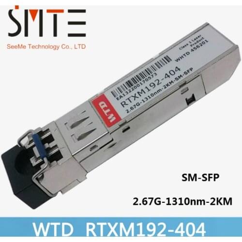 WTD RTXM192-404 2.67G-1310nm-2KM-SM-SFP 34060327 fiber optical transceiver
