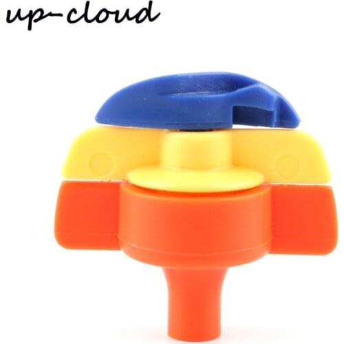 10pcs ID 6mm Rotating 360 Degree Sprinkler For Greenhouse Nursery Micro Watering Plant Irrigation Systems Parts Plastic Sprayer