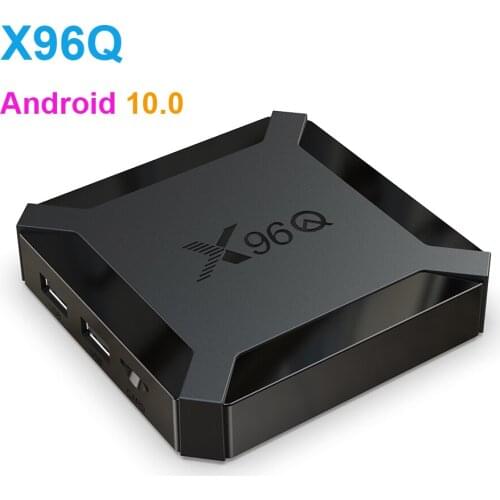 10pcs /lot X96Q Smart TV Box Android 10.0 Allwinner H313 Quad Core 2GB 16GB 4K 3D Netflix Youtube Set Top Box Media player