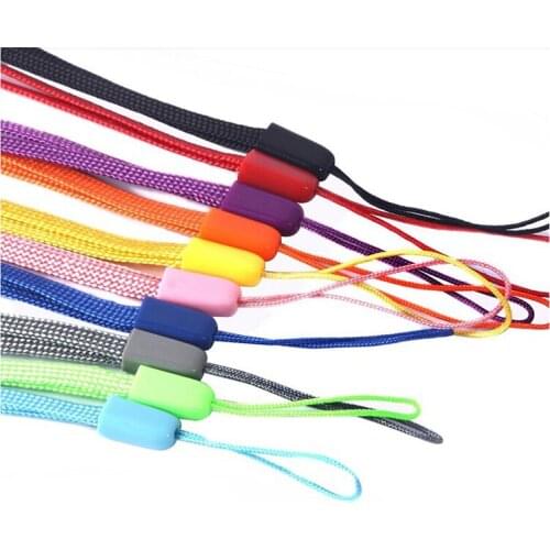 1000pcs/lot wrist hand cell phone mobile chain straps keychain Charm Cords DIY Hang Rope Lariat Lanyard Free shipping