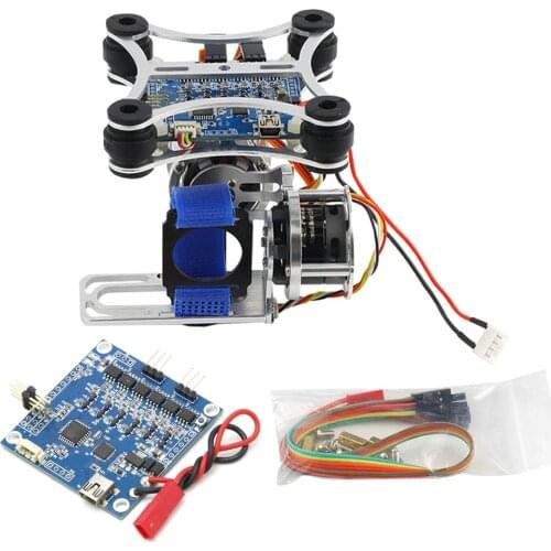 2-Axis Brushless Gimbal Camera Frame(160G)+2pcs 2208 Motors+BGC 3.0 Brushless Gimbal Controller For Phantom Gopro 3 4