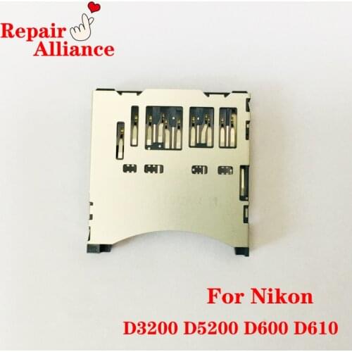 3PCS New Original SD Memory Card Slot Component Reader Holder Repair Part For Nikon D610 D600 D3200 D5200 SLR