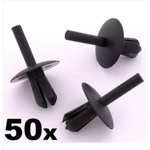 50 x For Iveco Enjoliveur Plastique Clips Rivet pour pare-chocs,protections,gardes