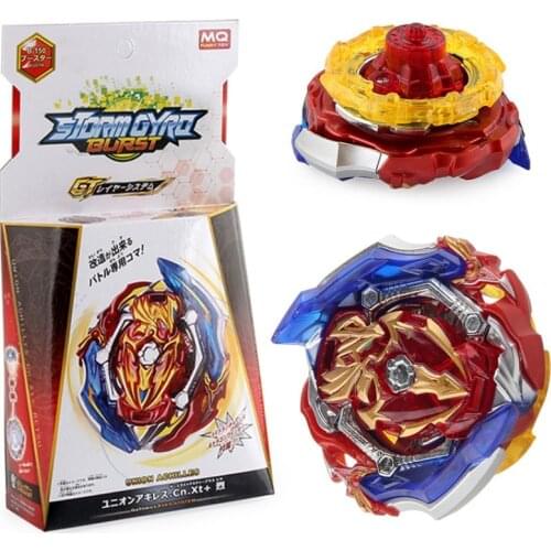 Bayblade Burst GT B-150 Booster Union Achilles with Two-way Pull Ruler Launcher Metal Spinning Top Starter Bays Gyro Toy YH2042
