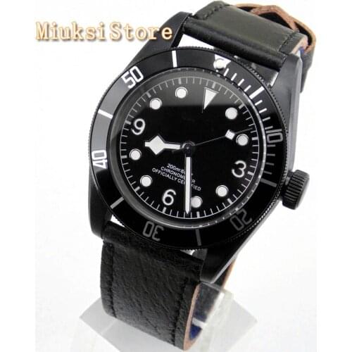 Fashion top brand CORGEUT mens waterproof watch 41mm sapphire crystal sterile dial Seagull movement mechanical business watch