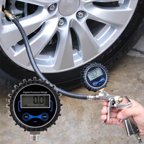W3JA Digital Tire Pressure Gauge Air PSI Meter Car Motorcycle Tyre Pressure Monitor