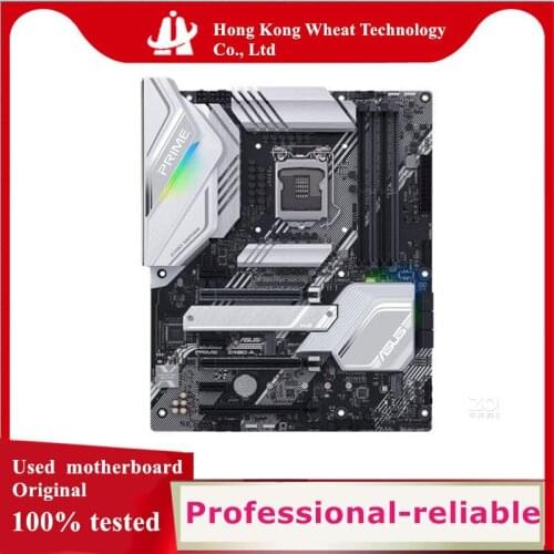 For ASUS PRIME Z490-A Motherboard Socket LGA 1200 M.2 nvme ssd For Intel Z490 Used Original Desktop Mainboard