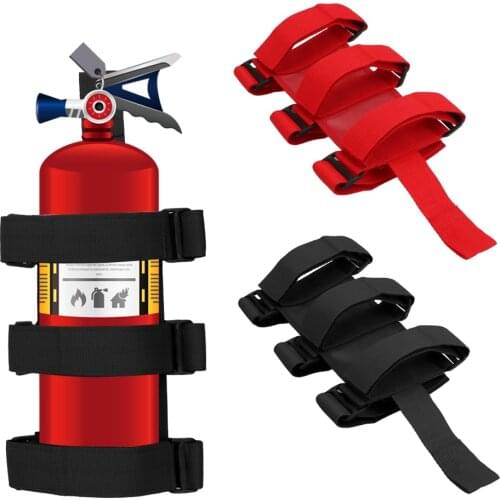 For Jeep Wrangler TJ JK JL 97-18 Fixed Sundry Fire Extinguisher Holder Car Fire Extinguisher Mount Strap Car Roll Bar Adjustable
