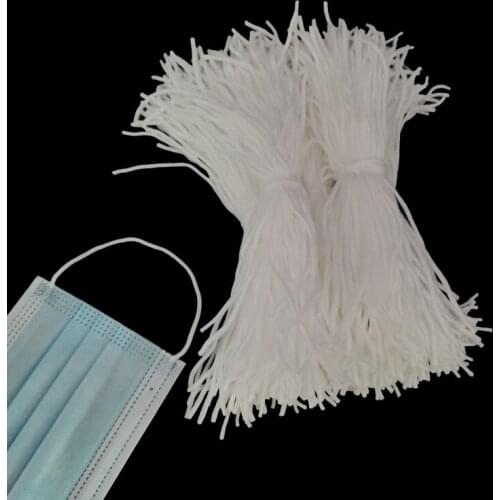 3MM white Black Elastic Band Code Mask goma elastica Ear Hanging Rope DIY Craft Sewing elastique couture For mask costura