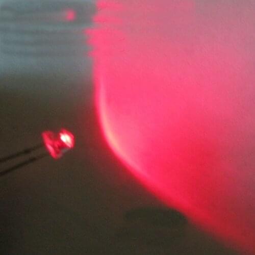 F5 Straw hat LED RED light emitting diode 5mm LED lamp beads long pin 1000pcs