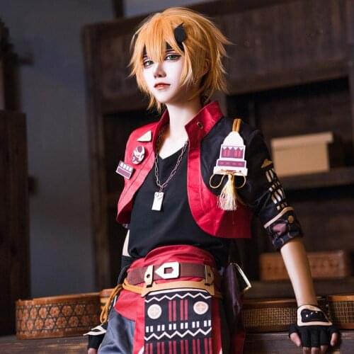 Genshin Impact Tohma Cosplay Costume Game Suit Gorgeous Kimono Fancy Uniforms Halloween Carnival Outfits For Men Custom Made