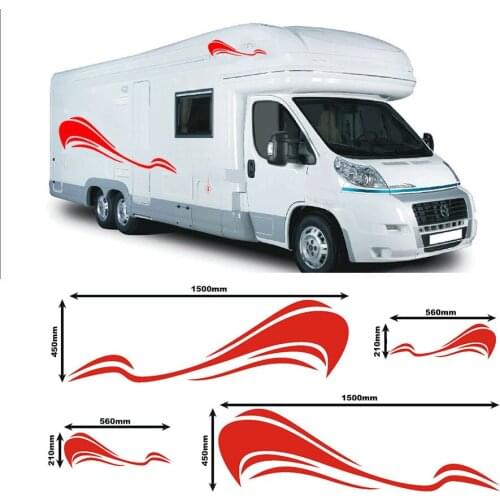 Hot Hot Sell Motorhome Vinyl Car Stickers Camper Sticker KK Vinyl Decals Waterproof for JDM SUV RV VAN