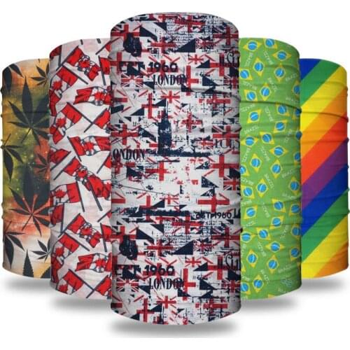 Multi-functional Skull Bandana Helmet Camping Neck Face Mask Paintball Ski Sport Headband Hiking Scarves Bike Headband
