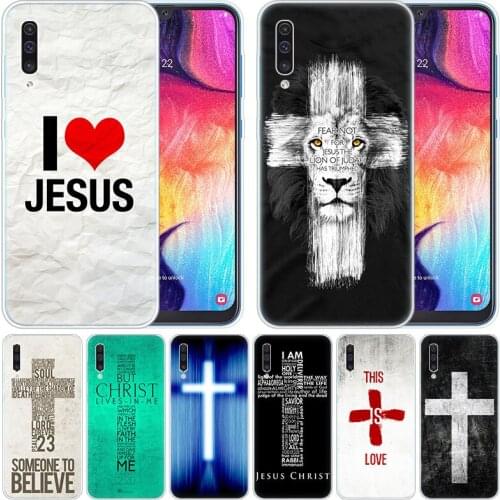Luxury Soft Case Bible Jesus Christ Christian for Samsung Galaxy A50 A70 A80 A40 A30 A20 A10 A20E A2 CORE A9 A8 A7 A6 Plus 2018