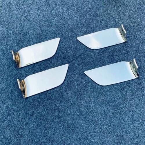 Carbon Fiber Color Stainless Steel Inner Door Bowl Handle Cover Trim For Toyota Harrier Venza 2020 2021 Car Styling Accessories