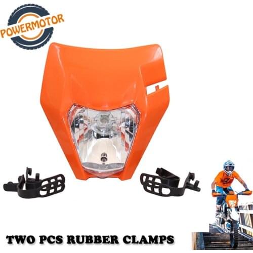 Supermoto New 2017 Motorcycle Universal Headlamp Headlight Light For EXC EXCF SXF SX XC XCW XCF XCFW 125 150 250 350 450 530