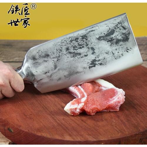 Chopping knife stainless steel handmade forged multi-functional outdoor knife cleaver chopping bone knife fish meat knife нож
