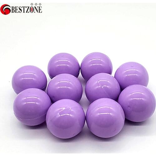 20Pcs/Pack Macaron Purple Plastic Surprise Ball Capsules Toy Empty Can Open Kids For Vending Machine Novelty Funny Gifts