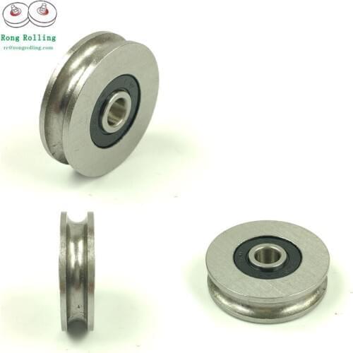 6*30*8/9U sliding bearings with U groove bearing/pulleys/rollers/rollers,bearing diameter 30mm,bearing bore 6mm