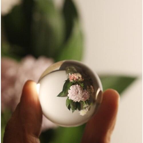 Rare Glass Ball Natural Magic Healing Crystal Sphere Quartz Balls Transparent 40mm 30mm Without Crystal Remove Stand Craft