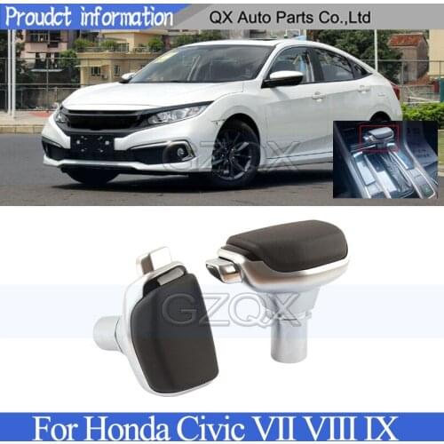 CAPQX Modified refit gear lever For Honda Civic VII VIII IX Automatic Stick Gear Shift Knob Shifter Lever Head