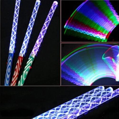 LED Magic Wand Color Changing Flash Torch Party Concert Glow Light Stick NSV775
