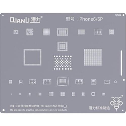 Qianli Bumblebee BGA Reballing Stencil CPU RAM Power Wifi IC Plant Tin Net for iPhone 6 7 8 plus x xs max Pro Max