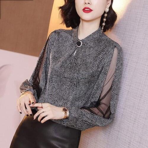 Женские шифоновые рубашки UETEEY China At AliExpress