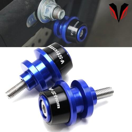 Motorcycle 8mm Swingarm Spools Stand Screws For Suzuki V-Strom 650 vstrom650 1000/XT 1050XT 250 Vstrom DL650 DL1000 DL250